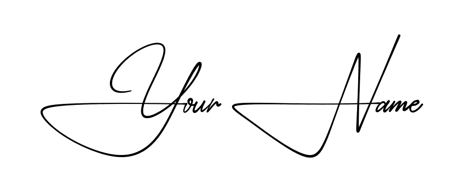 Your Name signature collage sheet style 10