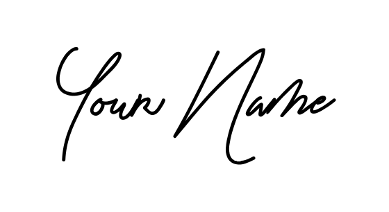 Your Name signature collage sheet style 17