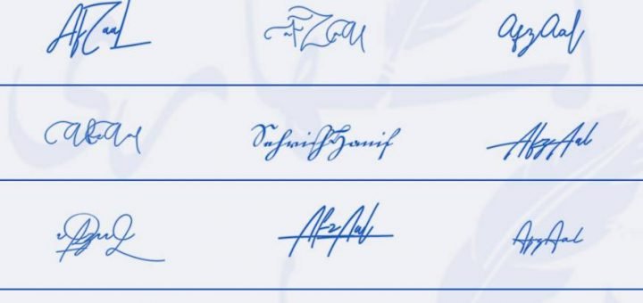 Signatures for Afzaal