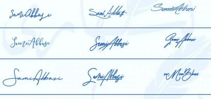 Signatures for Sami Abbasi