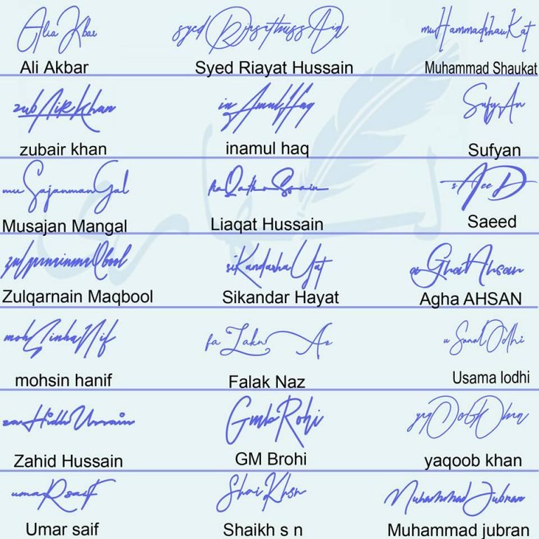 Create Handwritten Signature Online Ali Akbar Handwritten Signature Style , Syed Riayat Hussain Handwritten Signature Style , Muhmmad Shaukat Hand-written Signature Style , Zubair Khan Hand-written Signature Style , Inamul haq Hand-written Signature Style , Sufyan Musa Hand-written Signature Style , jan Mughal Hand-written Signature Style , liaqat hussain Hand-written Signature Style , saeed Hand-written Signature Style , zulqarnain maqbool Hand-written Signature Style , sikandar hayat Hand-written Signature Style , agha ahsan Hand-written Signature Style , mohsin hanif Hand-written Signature Style , falak naz Hand-written Signature Style , usama lodhi Hand-written Signature Style , zahid hussain Hand-written Signature Style , gm brohi Hand-written Signature Style , yaqoob khan Hand-written Signature Style , umar saif Hand-written Signature Style , shaikh sn Hand-written Signature Style , muhammad jubran Hand-written Signature Style , Handwritten Signature Style ,