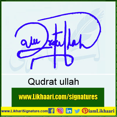 Qudrat-ullah-Signature-Styles