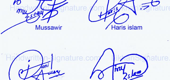 4 Best Handwritten Signature Collection