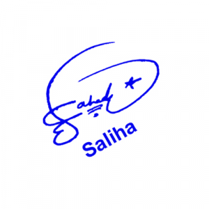 Saliha Online Signature Style