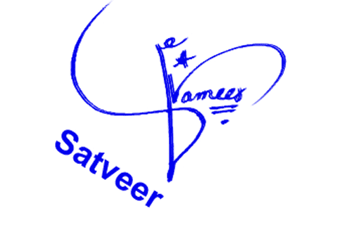 Satveer Online Signature Style